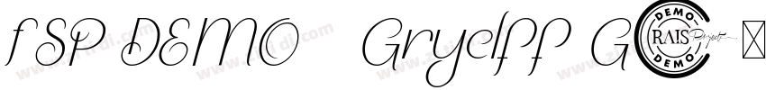 FSP DEMO   Gryclff G字体转换